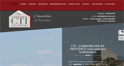 Desktop Screenshot of cti-provence.net