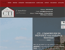 Tablet Screenshot of cti-provence.net